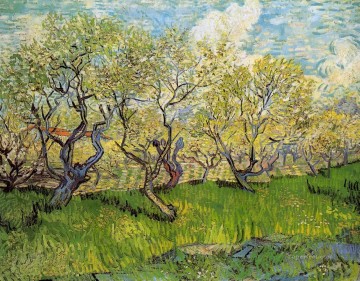 地味なシーン Painting - 花の果樹園 3 フィンセント・ファン・ゴッホの風景